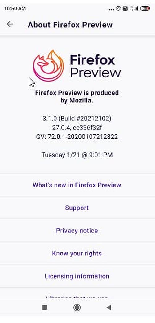 Mozilla发布Firefox Preview 3.1.0稳定版和3.2.0 Beta 1版更新