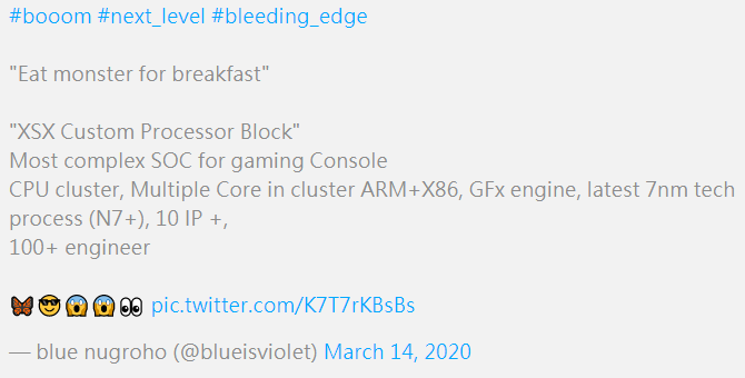 爆料指出微软Xbox Series X 的混合了x86 架构与Arm 架构，但可能仅是搞错TrustZone 的一场误会