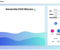 Svg Wave 线上制作波浪背景图，调整波峰数或高度产生SVG、PNG 格式