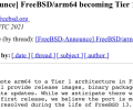 FreeBSD 对 ARM 架构的支持升级为 Tier 1