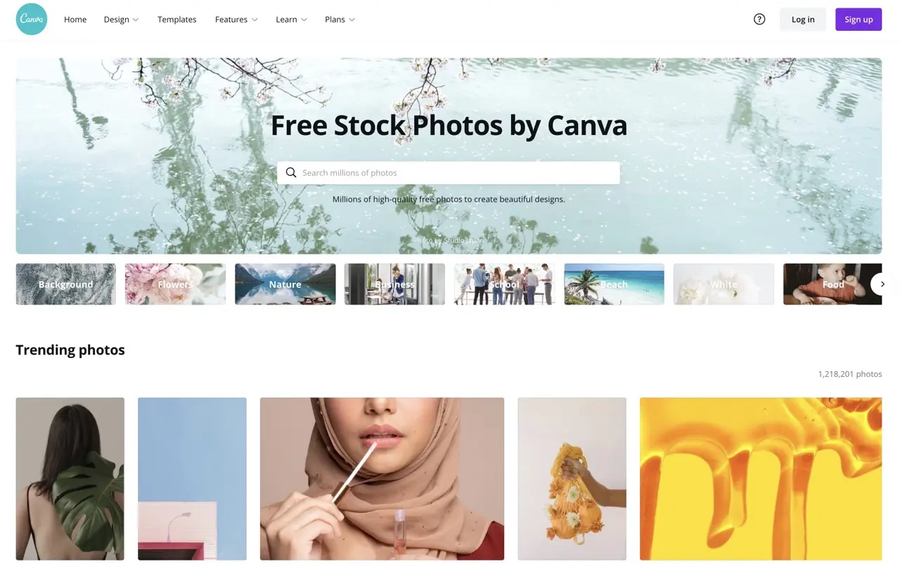 Canva Free Stock Photos 免费图库推荐，数百万张高画质相片为设计加分