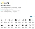 LR icons 收录大量左右箭头符号免费 SVG 图标下载