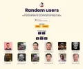Random Users 随机产生用户个人图片和姓名的在线工具