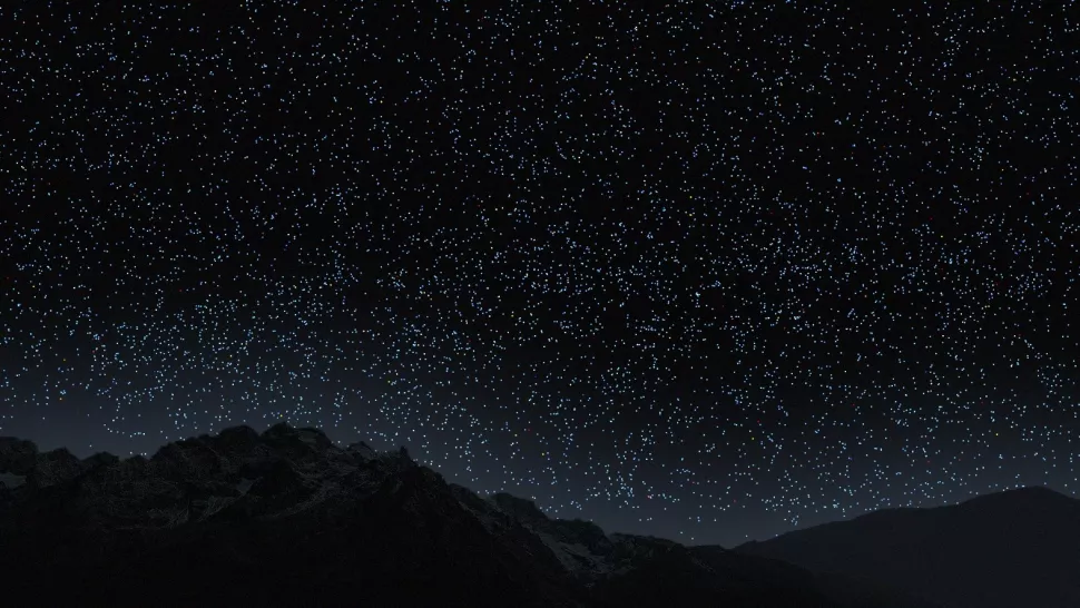 类星体是 85 亿年后的主要光源。（图片来源：VISUALIZATION BY B. MÉNARD & N. SHTARKMAN）