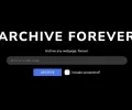 Archive Forever 在区块链建立永久保存的网页画面备份和截图