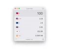 Coinverter 免费 Mac 汇率转换应用程序，支持多种货币和加密货币